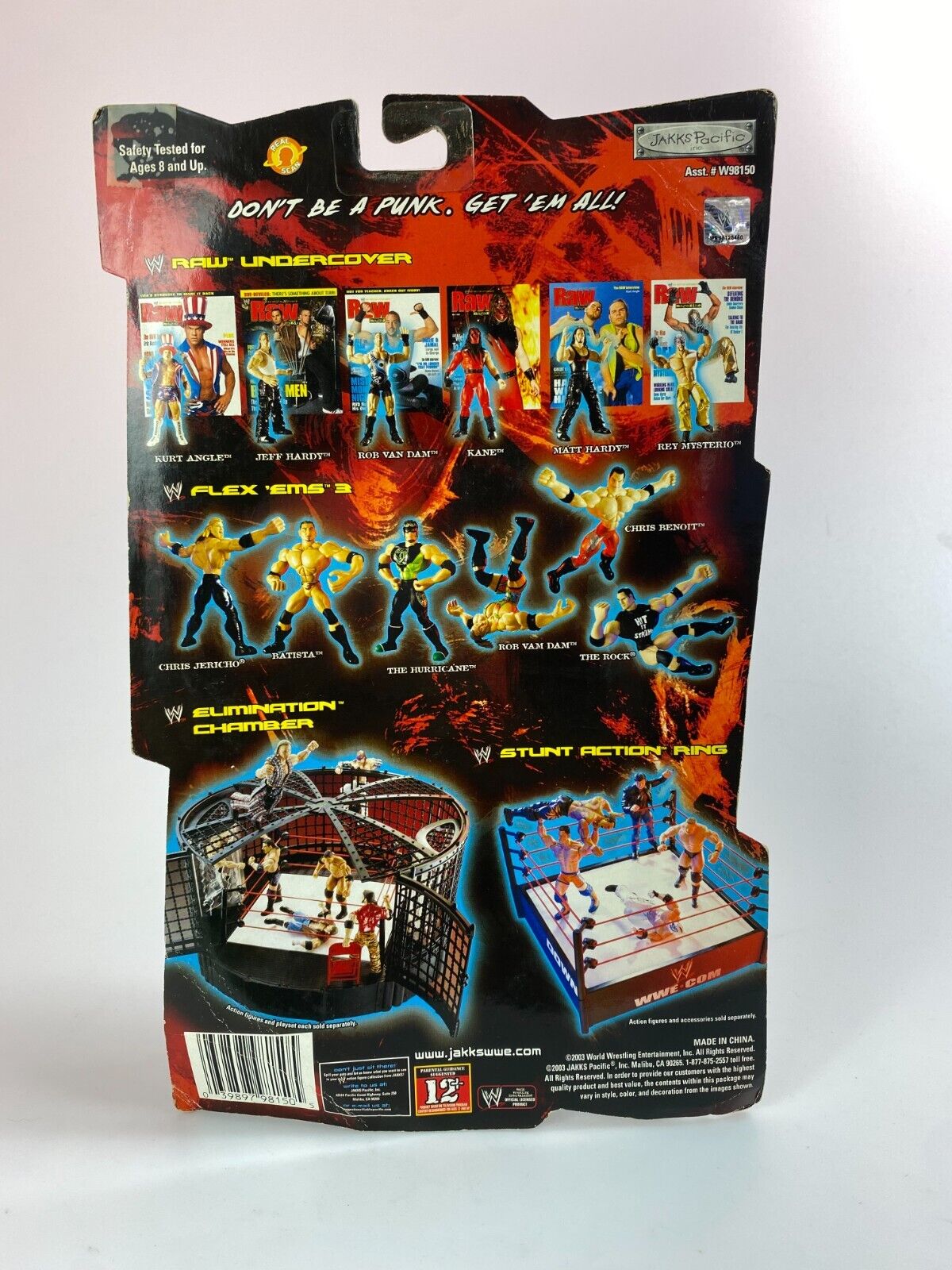 2003 WWE Jakks Pacific Ruthless Aggression Series 4 Rico [Rerelease]