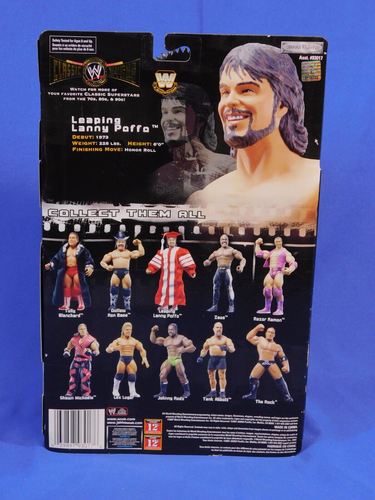 2007 WWE Jakks Pacific Classic Superstars Series 15 Leaping Lanny