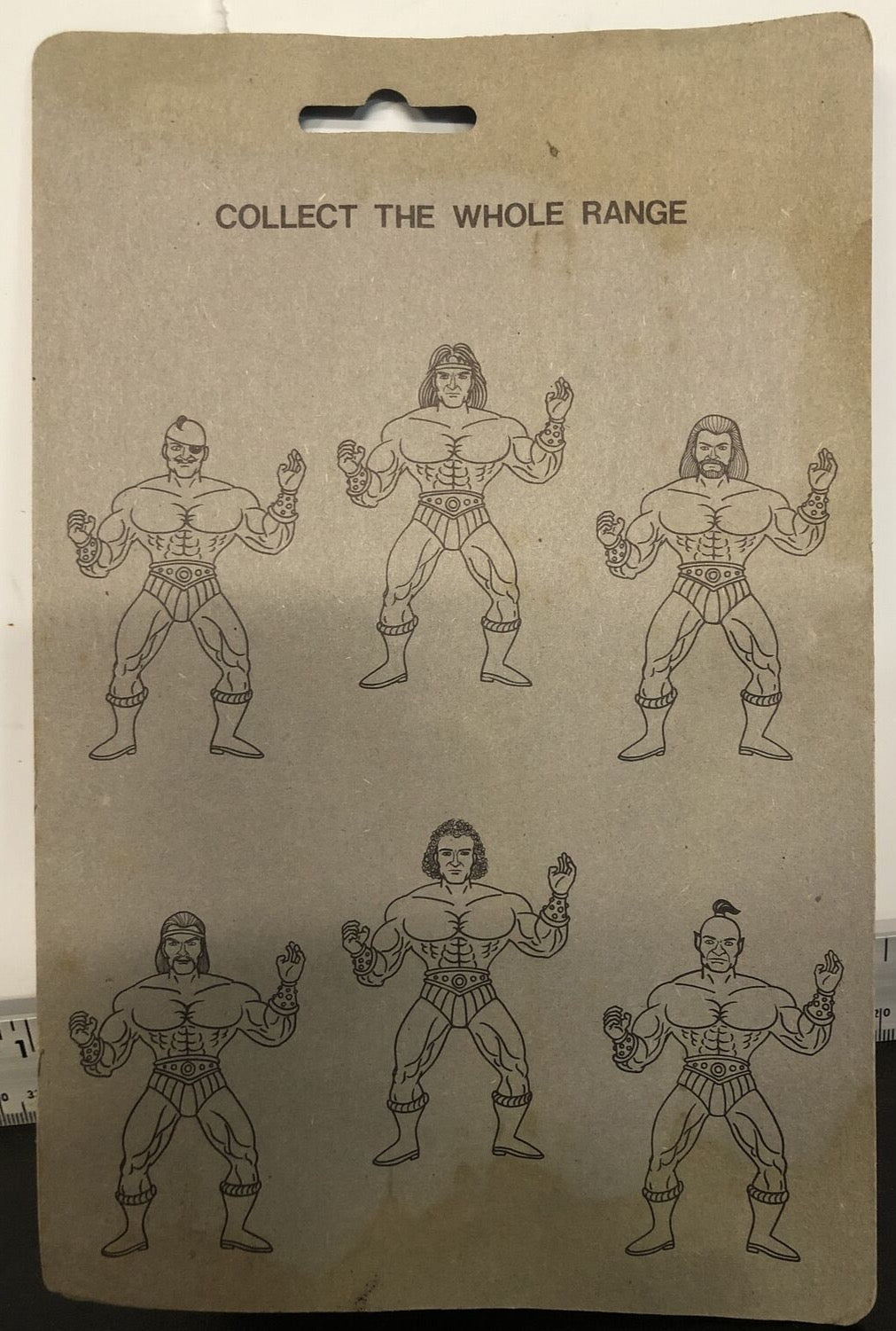 Wrestling Champions [Full Blue Card] Small Body Bootleg/Knockoff Wrestler