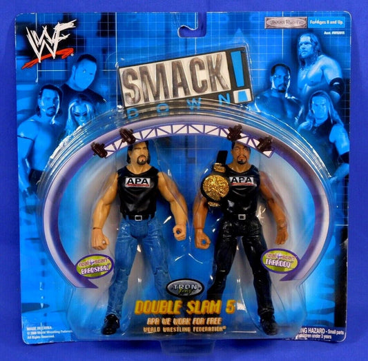 2000 WWF Jakks Pacific Titantron Live Double Slam Series 5: Bradshaw & Farooq