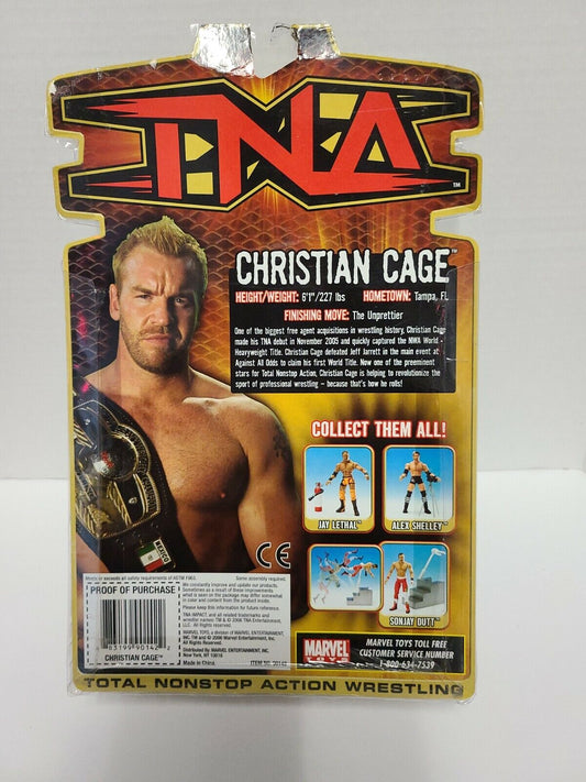 2007 TNA/Impact Wrestling Marvel Toys TNA Wrestling Impact! Series 6 Christian Cage