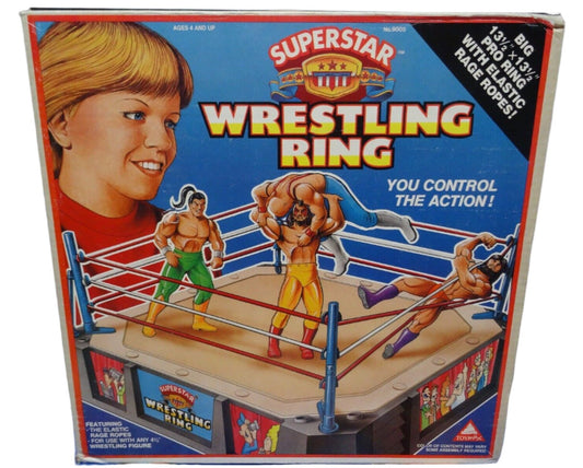 1990 Toymax Bootleg/Knockoff Superstar Wrestling Ring
