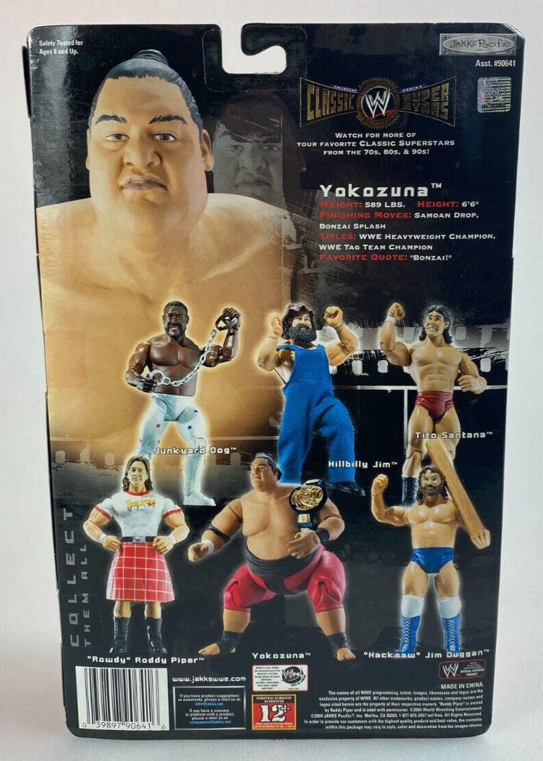 2004 WWE Jakks Pacific Classic Superstars Series 4 Yokozuna 