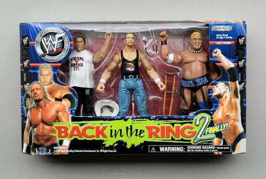 2001 WWF Jakks Pacific Titantron Live "Back In the Ring 2" Box Set: The Rock, Triple H & Rikishi