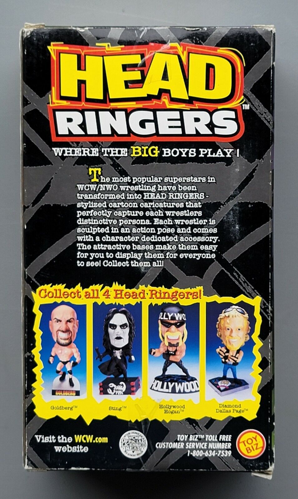 1999 WCW Toy Biz Head Ringers Series 1 Sting