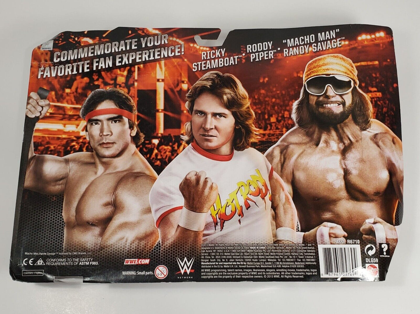 2015 WWE Mattel Basic 3-Packs Series 4 80's Champs: Ricky Steamboat, Rowdy Roddy Piper & "Macho Man" Randy Savage [Exclusive]