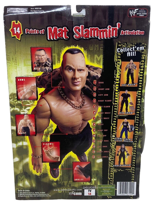 2000 WWF Jakks Pacific 12" Federation Fighters Series 2 The Rock