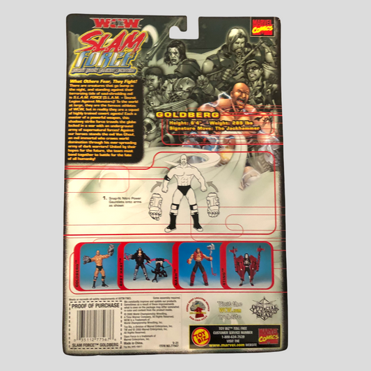 2000 WCW Toy Biz S.L.A.M. Force Goldberg