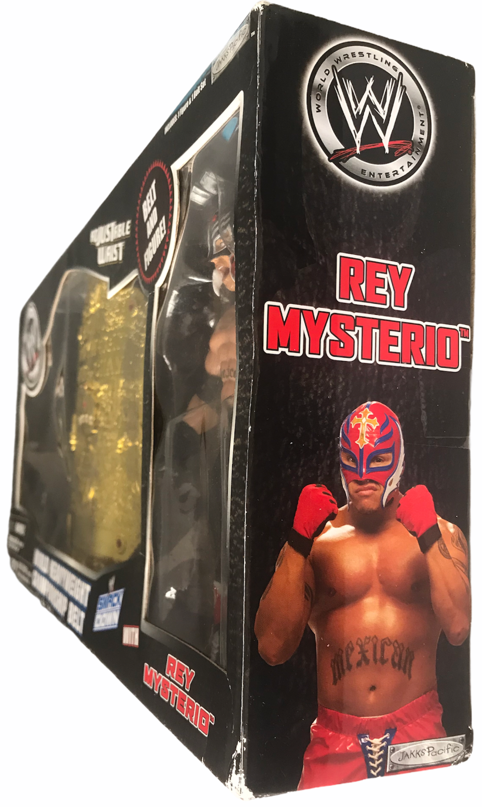 2006 WWE Jakks Pacific World Heavyweight Championship Belt [With Rey Mysterio]