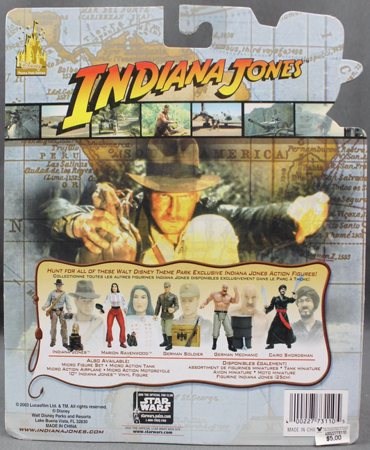 2003 Disney Theme Parks Indiana Jones German Mechanic