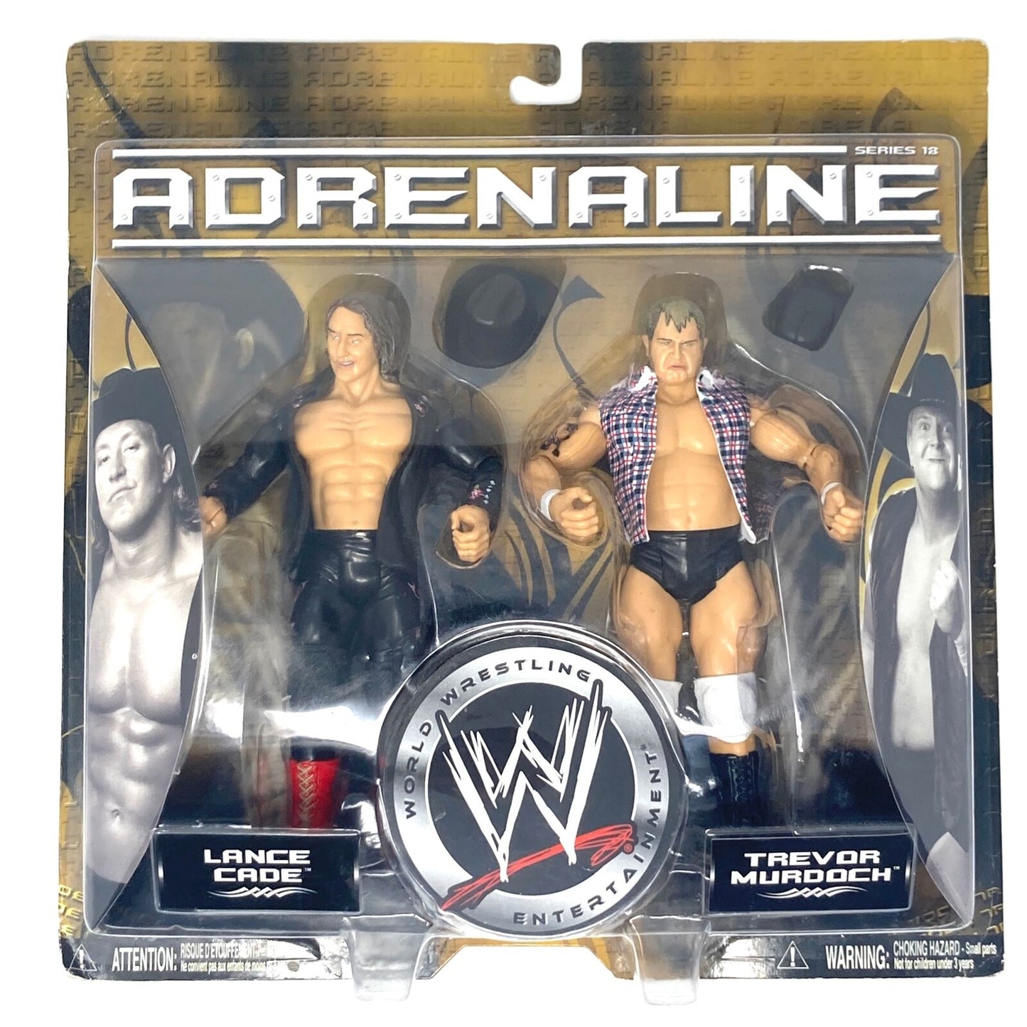 2006 WWE Jakks Pacific Adrenaline Series 18 Lance Cade & Trevor Murdoch