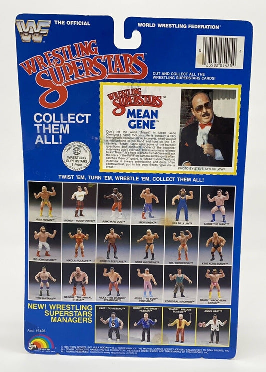 1986 WWF LJN Wrestling Superstars Series 3 Mean Gene Okerlund