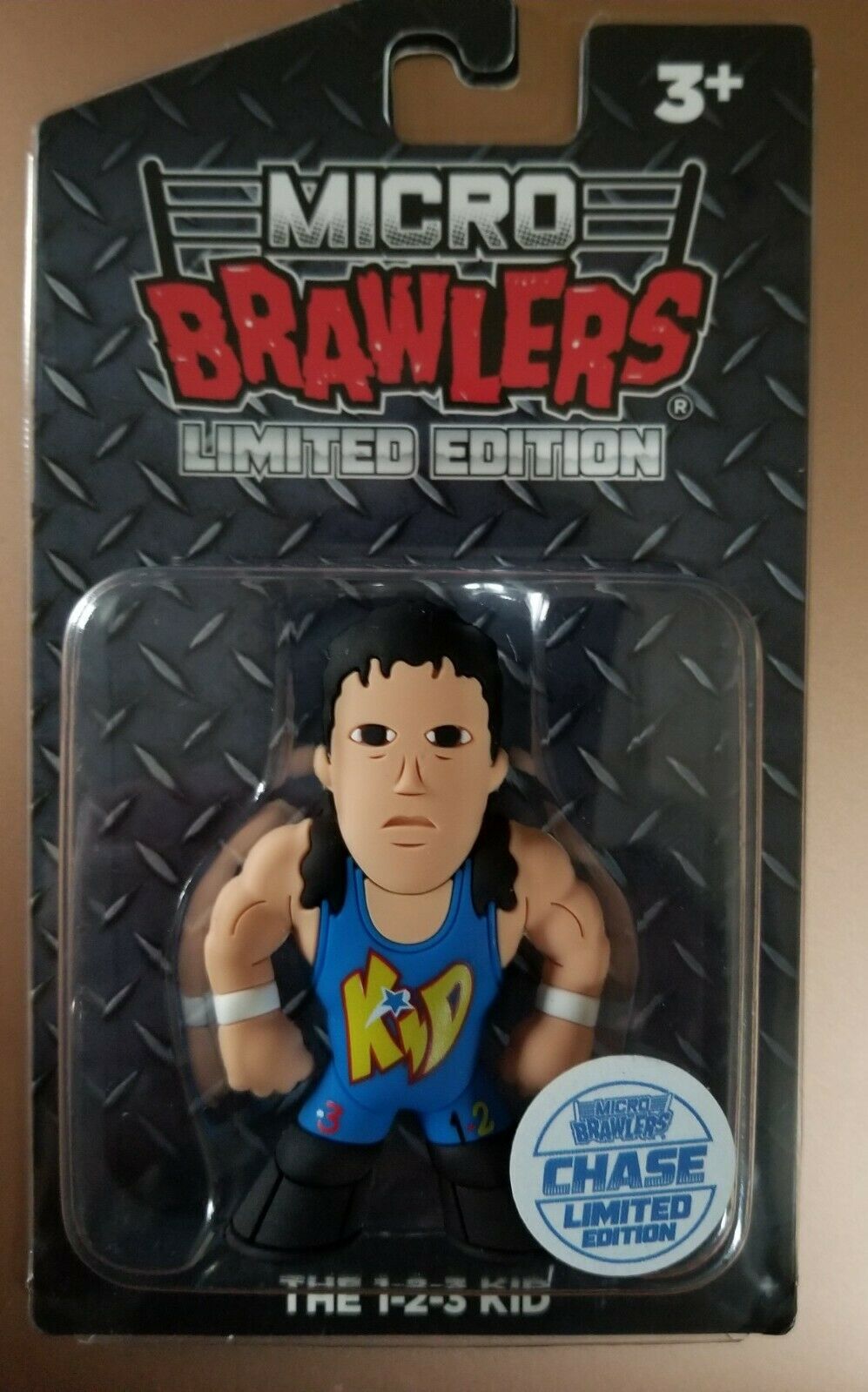 2022 Pro Wrestling Tees Crate Exclusive Micro Brawlers 1-2-3 Kid [April, Chase]