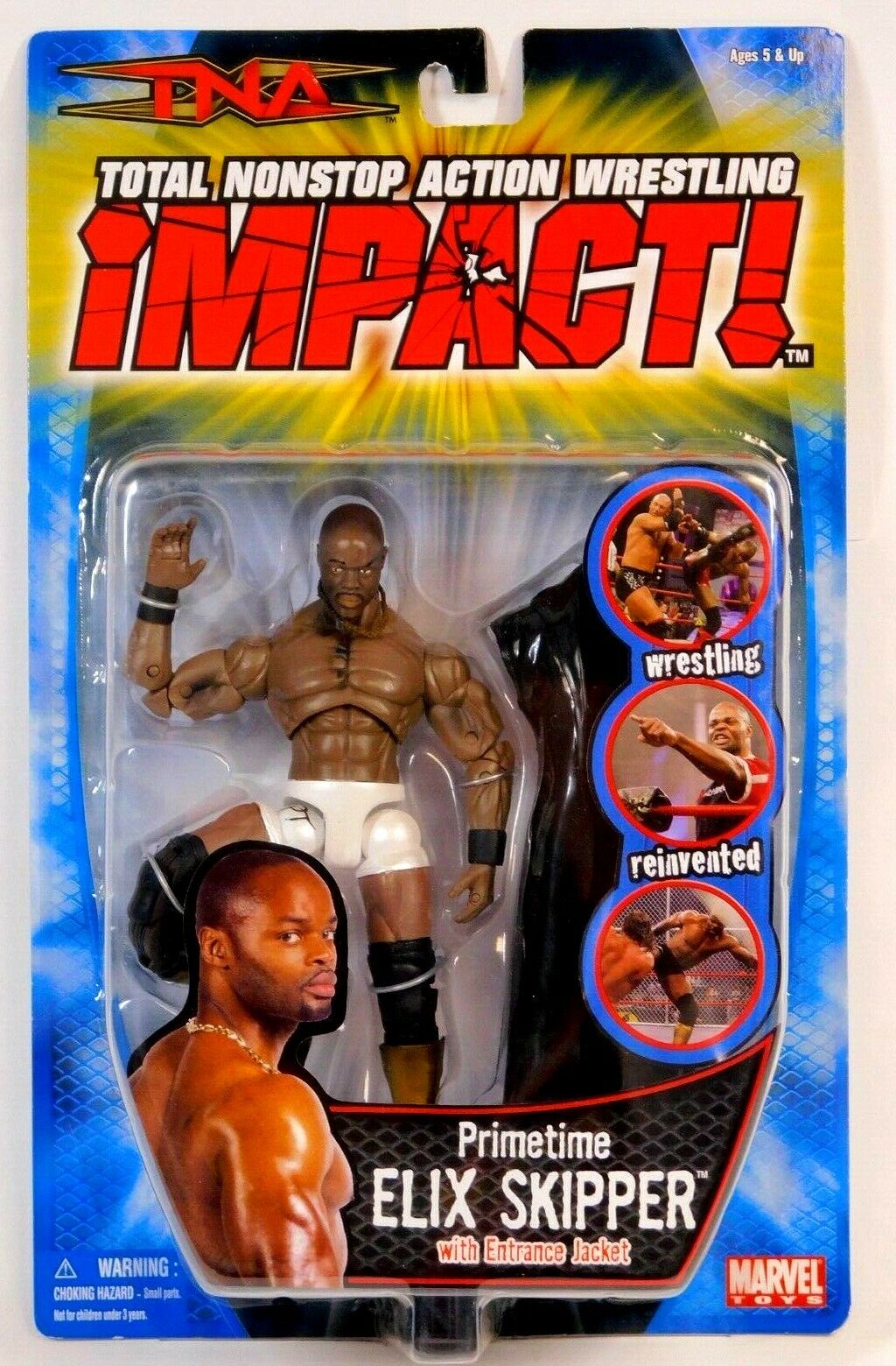 2006 Total Nonstop Action [TNA] Wrestling Impact! Marvel Toys Best of Series 1 "Primetime" Elix Skipper