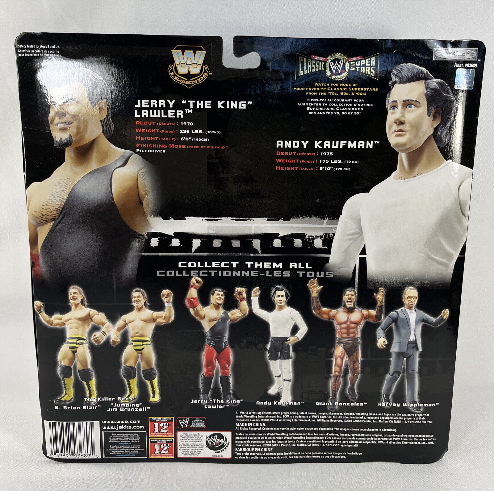 2008 WWE Jakks Pacific Classic Superstars 2-Packs Series 8 Jerry 