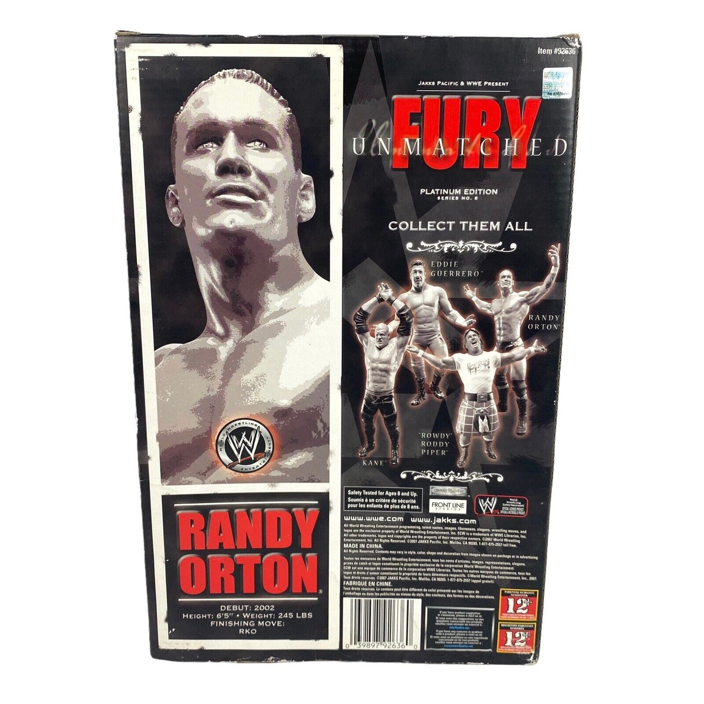 2007 WWE Jakks Pacific Unmatched Fury Series 6 Randy Orton