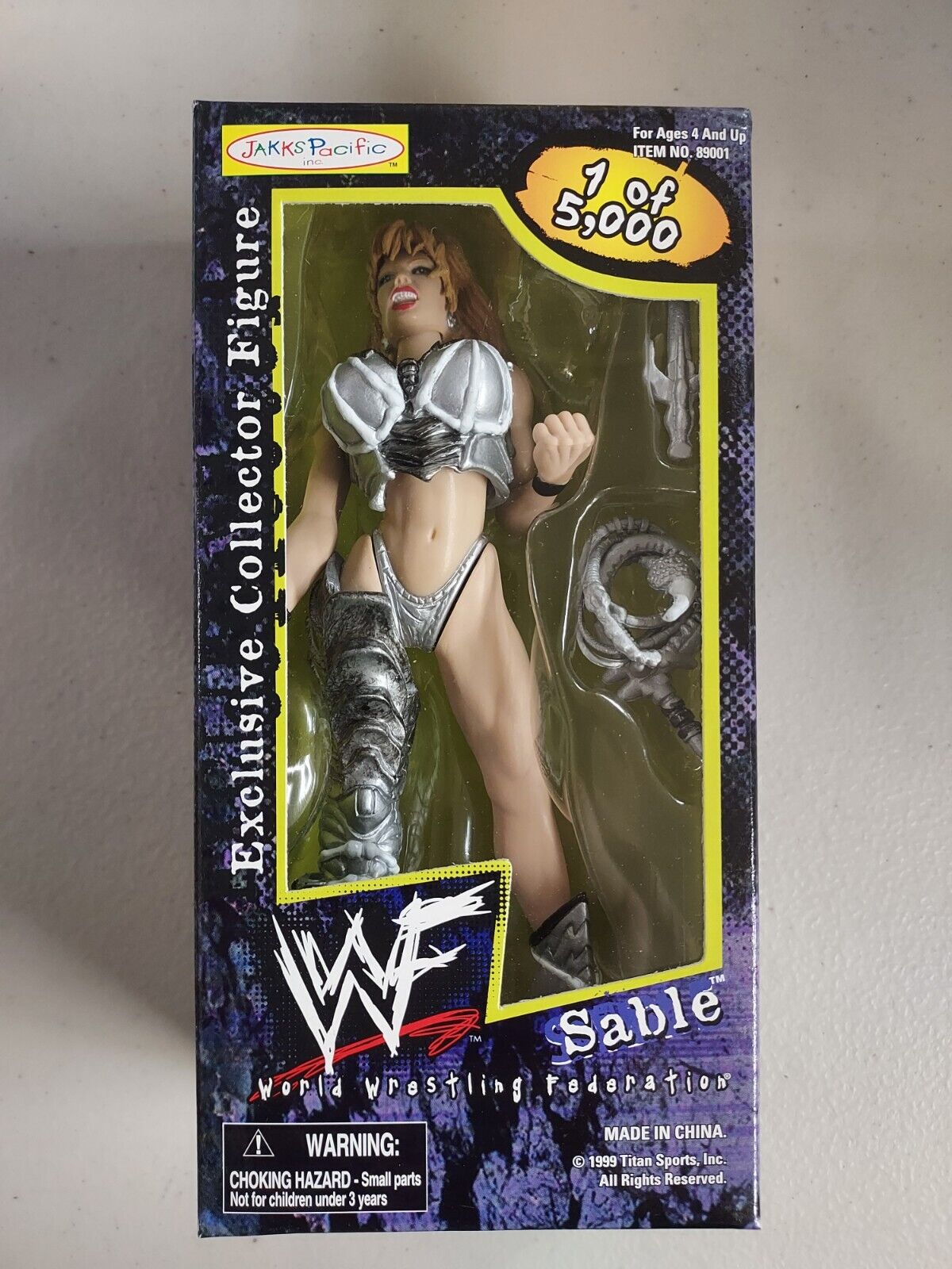 1999 WWF Jakks Pacific White's Guide Magazine Mailaway Sable