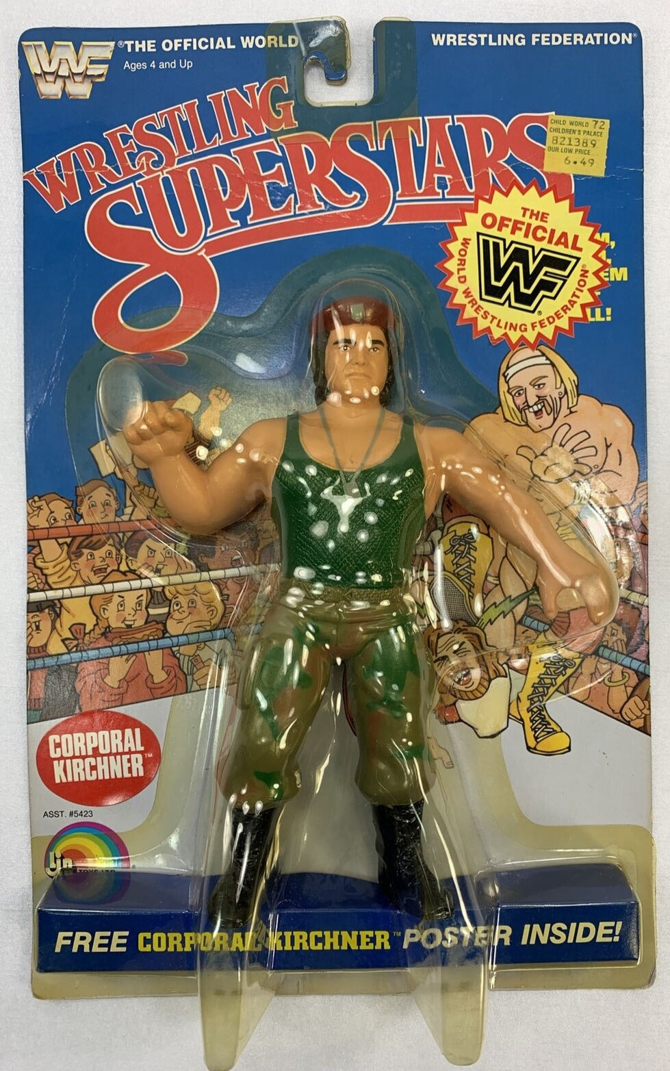 1986 WWF LJN Wrestling Superstars Series 3 Corporal Kirchner [Without ...