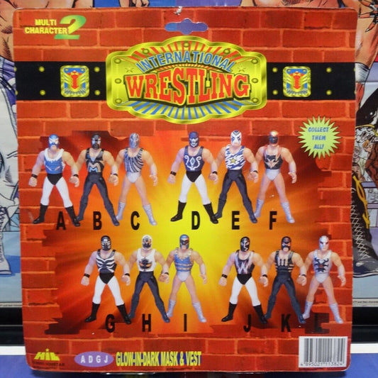 2000 Hinstar International Wrestling Bootleg/Knockoff Multi Character Series 2 Wrestler 2-Pack