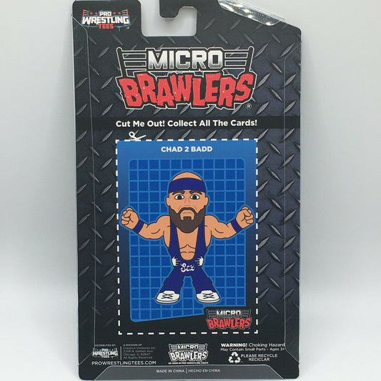 2022 Pro Wrestling Tees Micro Brawlers Limited Edition Chad 2 Badd
