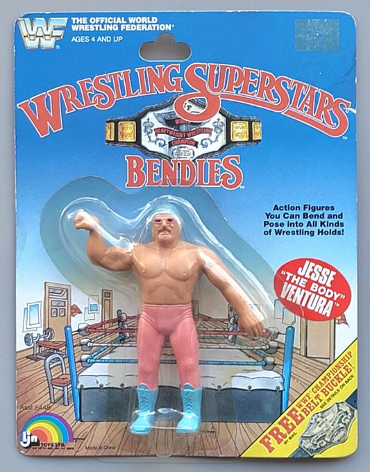 1986 WWF LJN Wrestling Superstars Bendies Jesse "The Body" Ventura