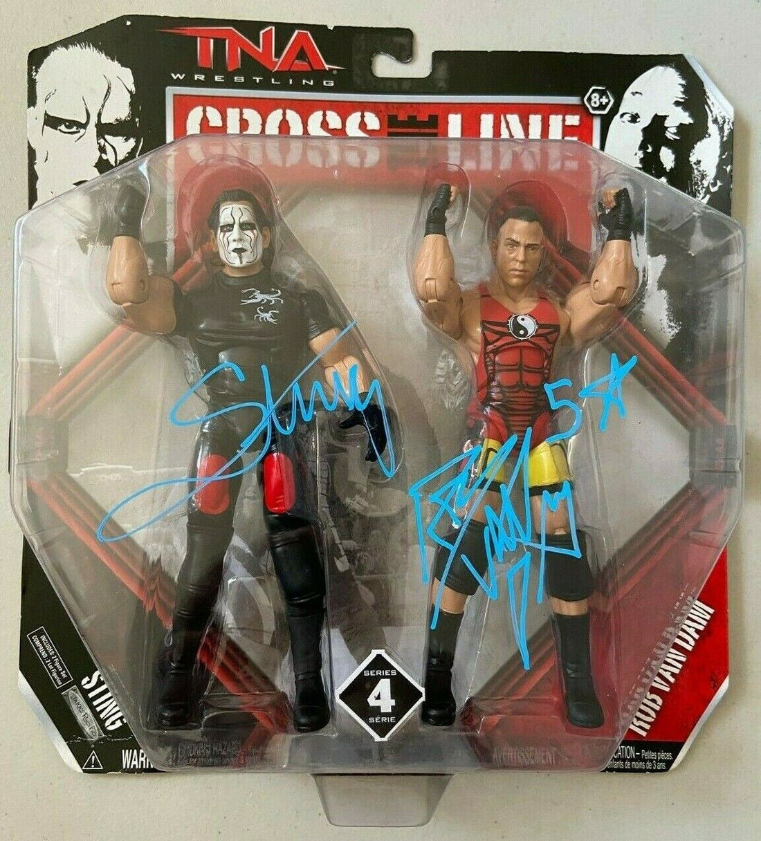 2011 TNA Wrestling Jakks Pacific Cross the Line Series 4 Sting & Rob V ...