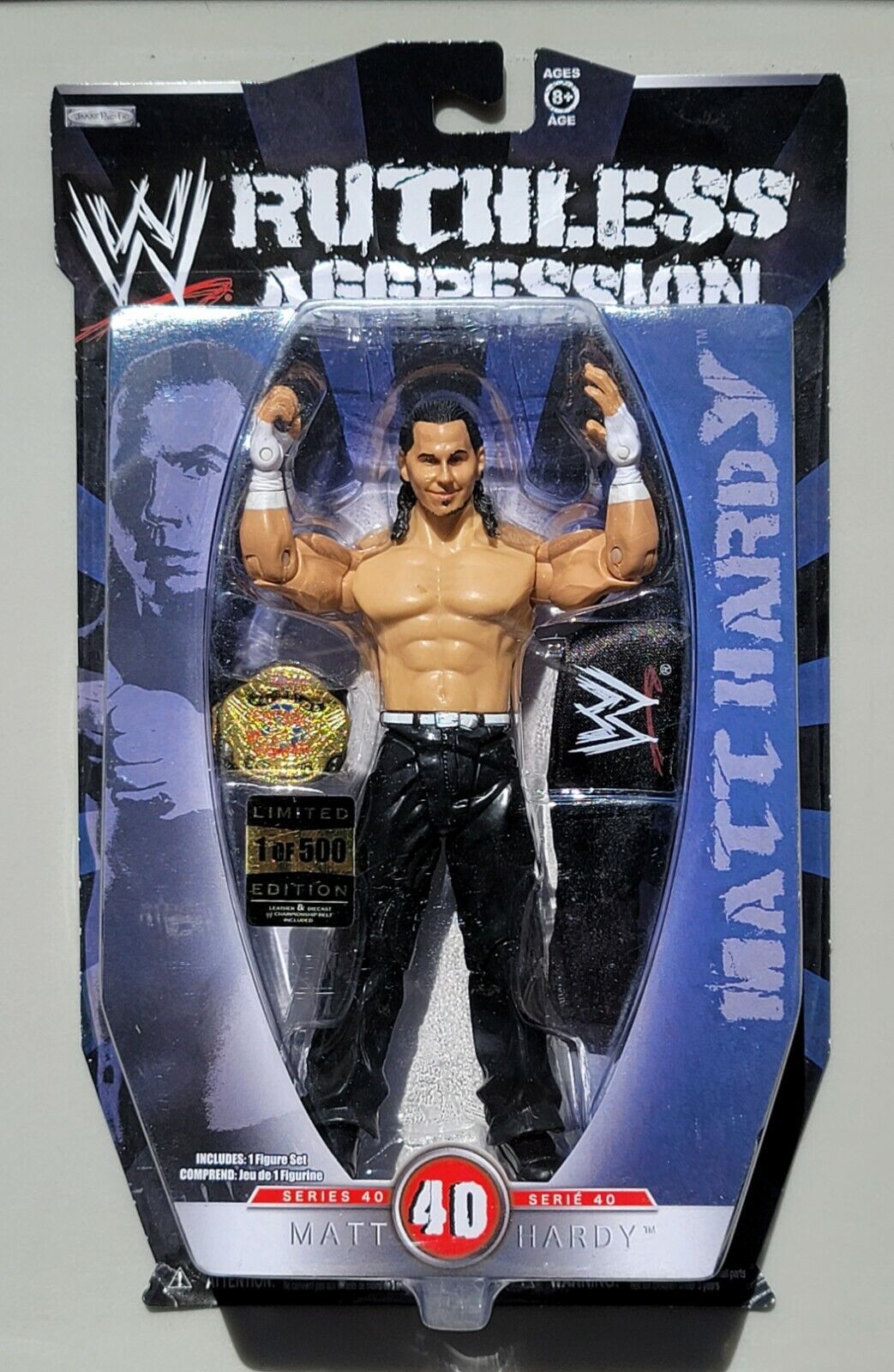 2009 WWE Jakks Pacific Ruthless Aggression Series 40 Matt Hardy [Chase]
