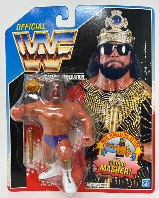 1991 WWF Hasbro Series 2 "Macho King" Randy Savage with Macho Masher!