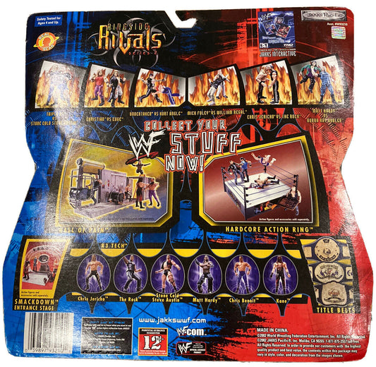 2001 WWF Jakks Pacific Titantron Live Ringside Rivals Series 2 William Regal vs. Mick Foley