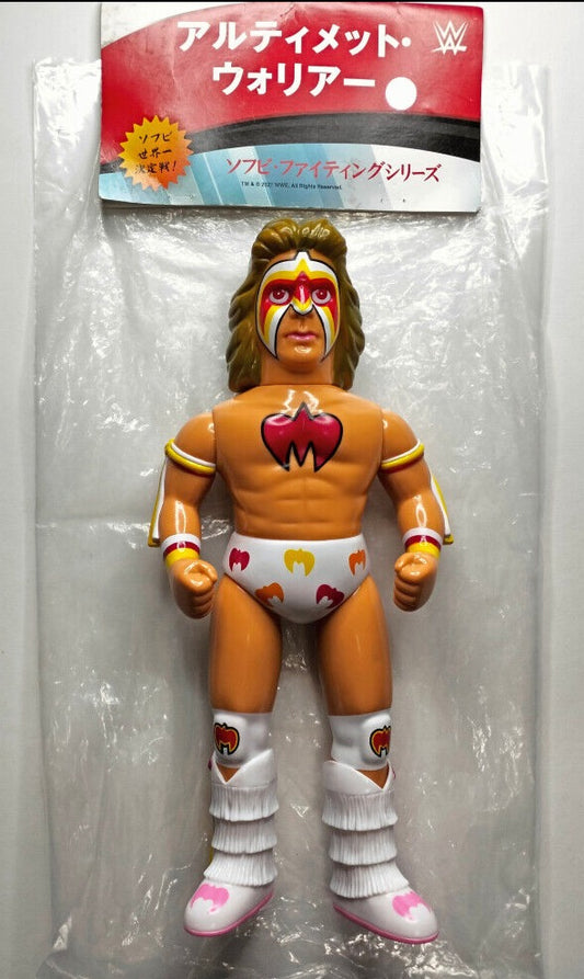 2021 WWE Medicom Toy Sofubi Fighting Series Ultimate Warrior [With White Trunks]