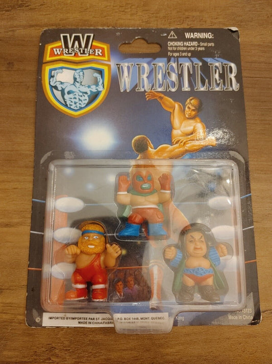 1986 Soma Soft PVC Bootleg/Knockoff Wrestler 3-Pack