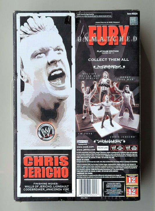2008 WWE Jakks Pacific Unmatched Fury 1 of 500 Limited Edition Chris Jericho