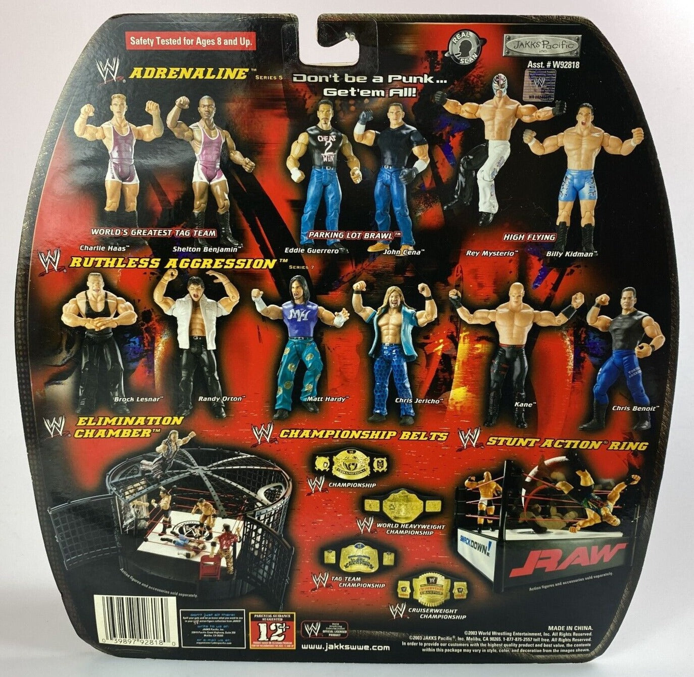 2004 WWE Jakks Pacific Adrenaline Series 5 World's Greatest Tag