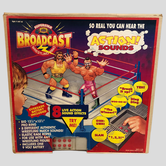 Toymax Superstar Broadcast Bootleg/Knockoff Wrestling Ring