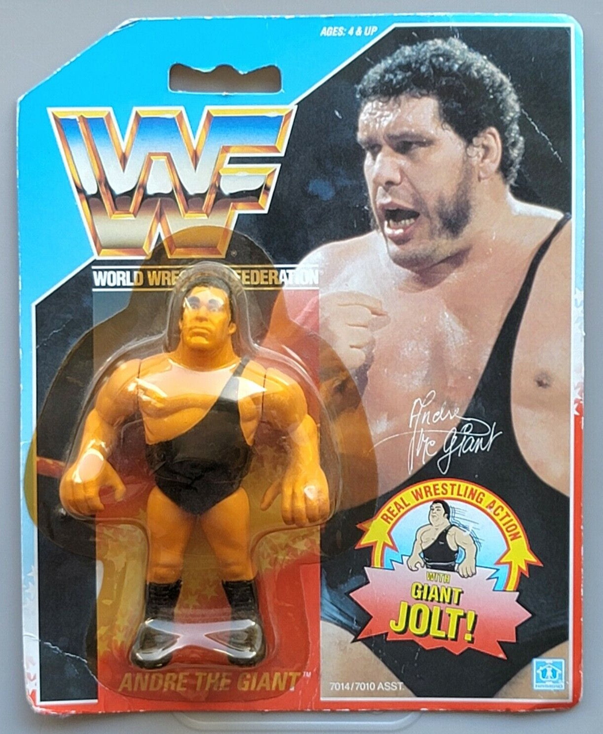 1990 WWF Hasbro Series 1 Andre the Giant with Giant Jolt!
