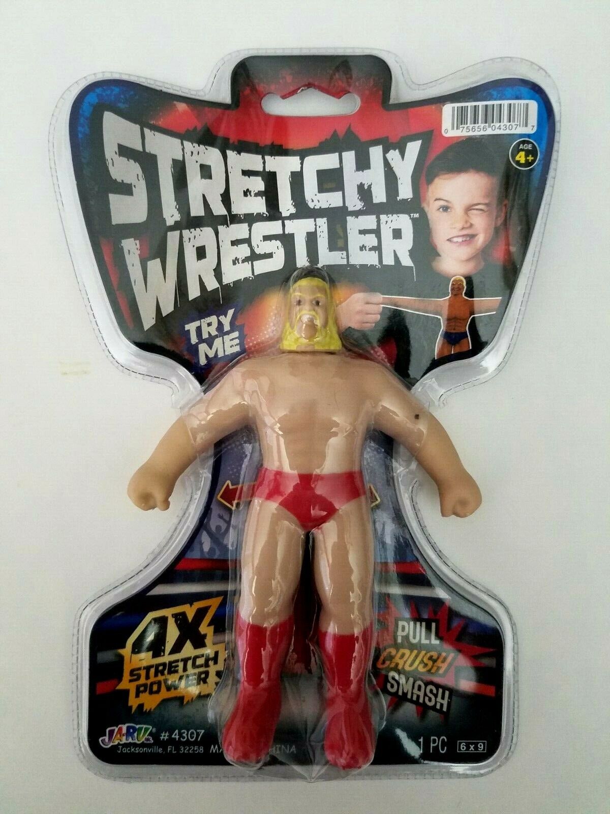 2018 Ja-Ru Stretchy Wrestler [Light Skin & Red Trunks] – Wrestling ...