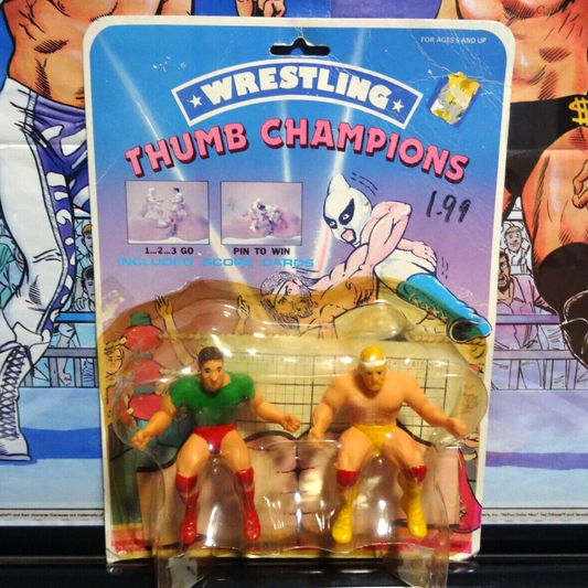 Wrestling Thumb Champions [Yellow Border] Bootleg/Knockoff 2-Pack