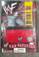 1999 WWF Just Toys Bend-Ems Raw Material Ladder, Garbage Can & Announce Table