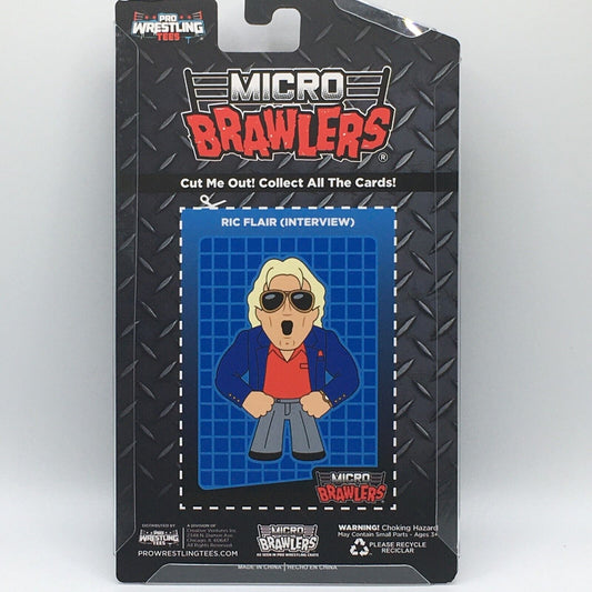 2022 Pro Wrestling Tees Micro Brawlers Limited Edition Ric Flair [Interview]