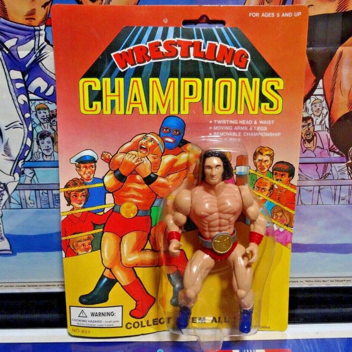 Wrestling Champions [Red Card] Bootleg/Knockoff 833/8 [Andre the Giant]