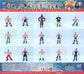 2005 WWE Dolci Preziosi Rey Mysterio Mini Figure