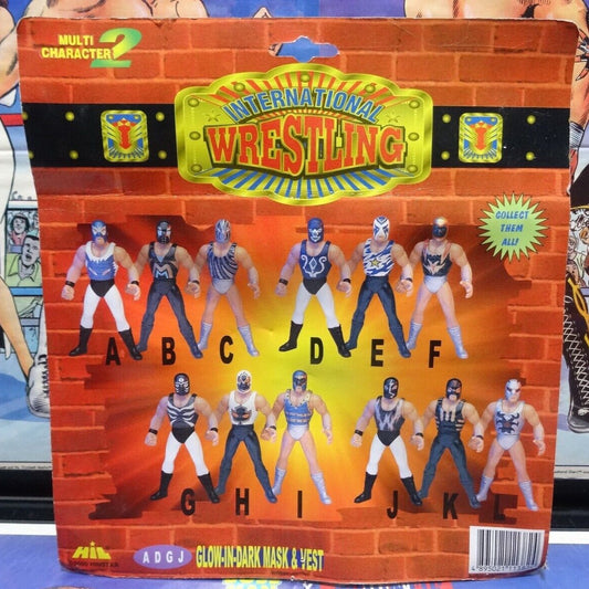 2000 Hinstar International Wrestling Bootleg/Knockoff Multi Character Series 2 Wrestler 2-Pack