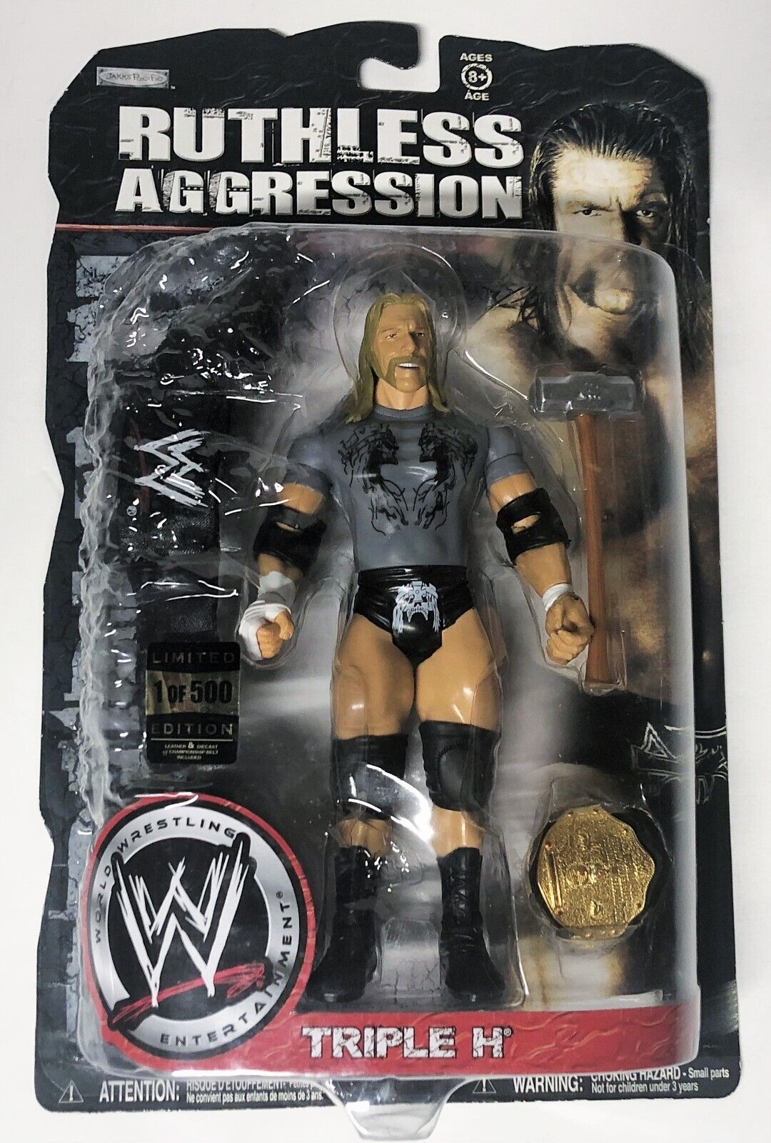 2008 WWE Jakks Pacific Ruthless Aggression Series 33 Triple H [Chase]