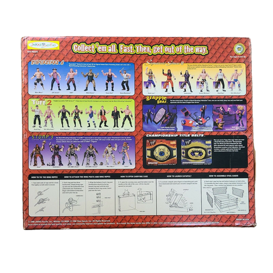 1998 WWF Jakks Pacific "Attitude" Wrestling Ring