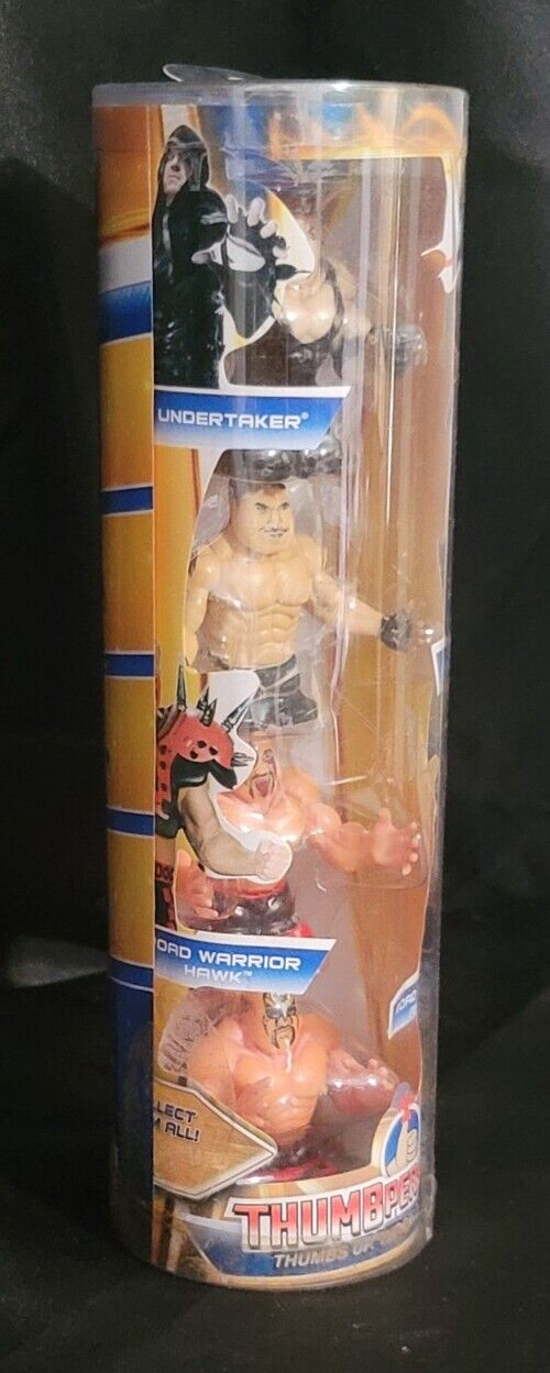 2014 WWE Wicked Cool Toys Thumbpers Series 2 4-Pack: Undertaker, Randy Orton, Road Warrior Hawk & Road Warrior Animal
