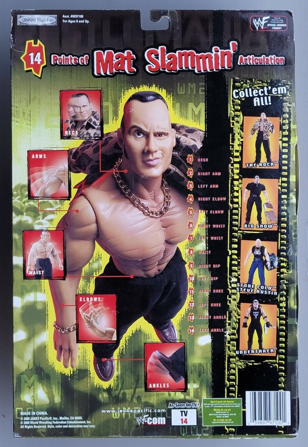 2000 WWF Jakks Pacific 12