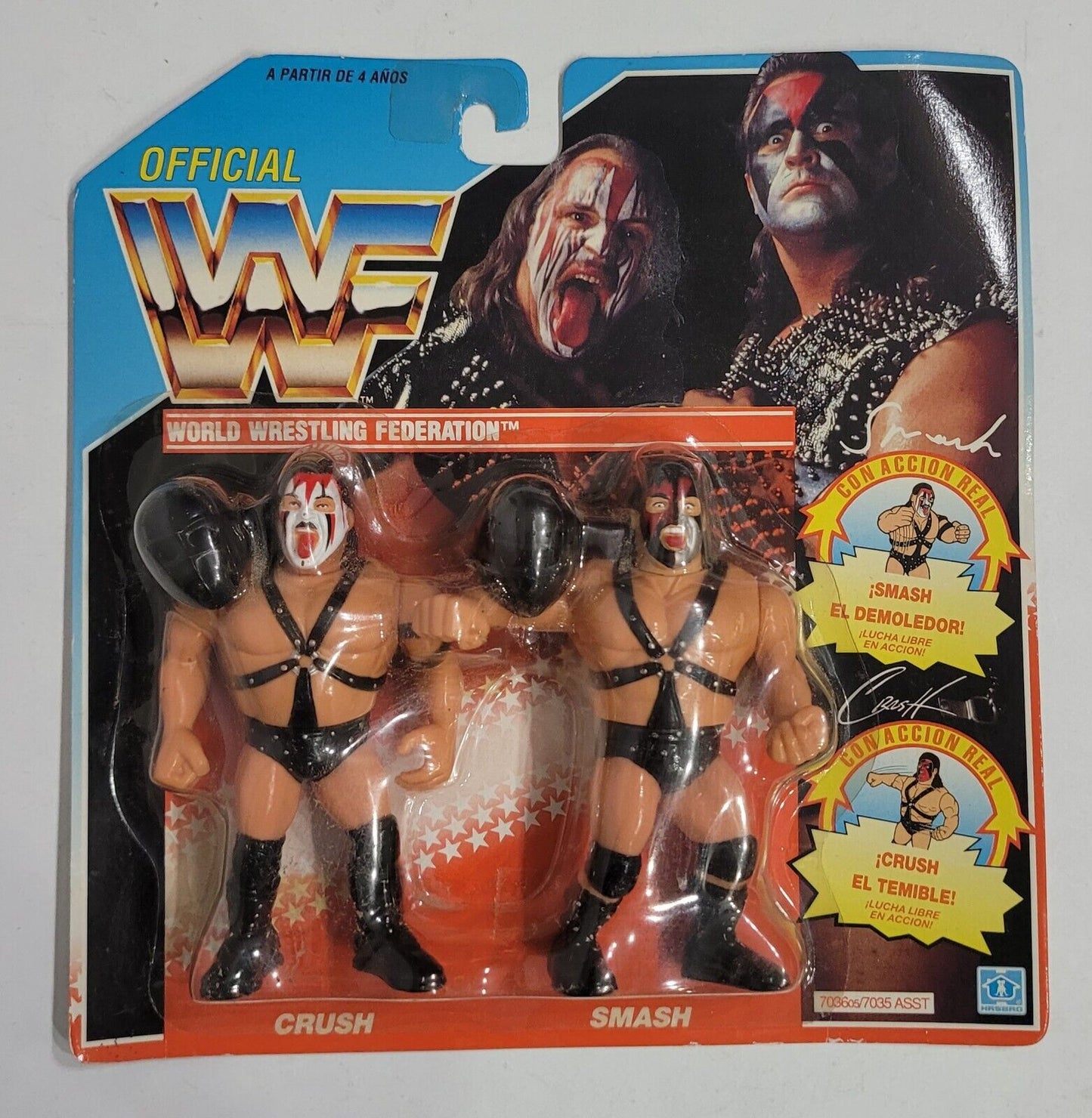 1991 WWF Hasbro Series 2 Demolition: Smash with Demolition Smasher! & Crush with Crush Cruncher!