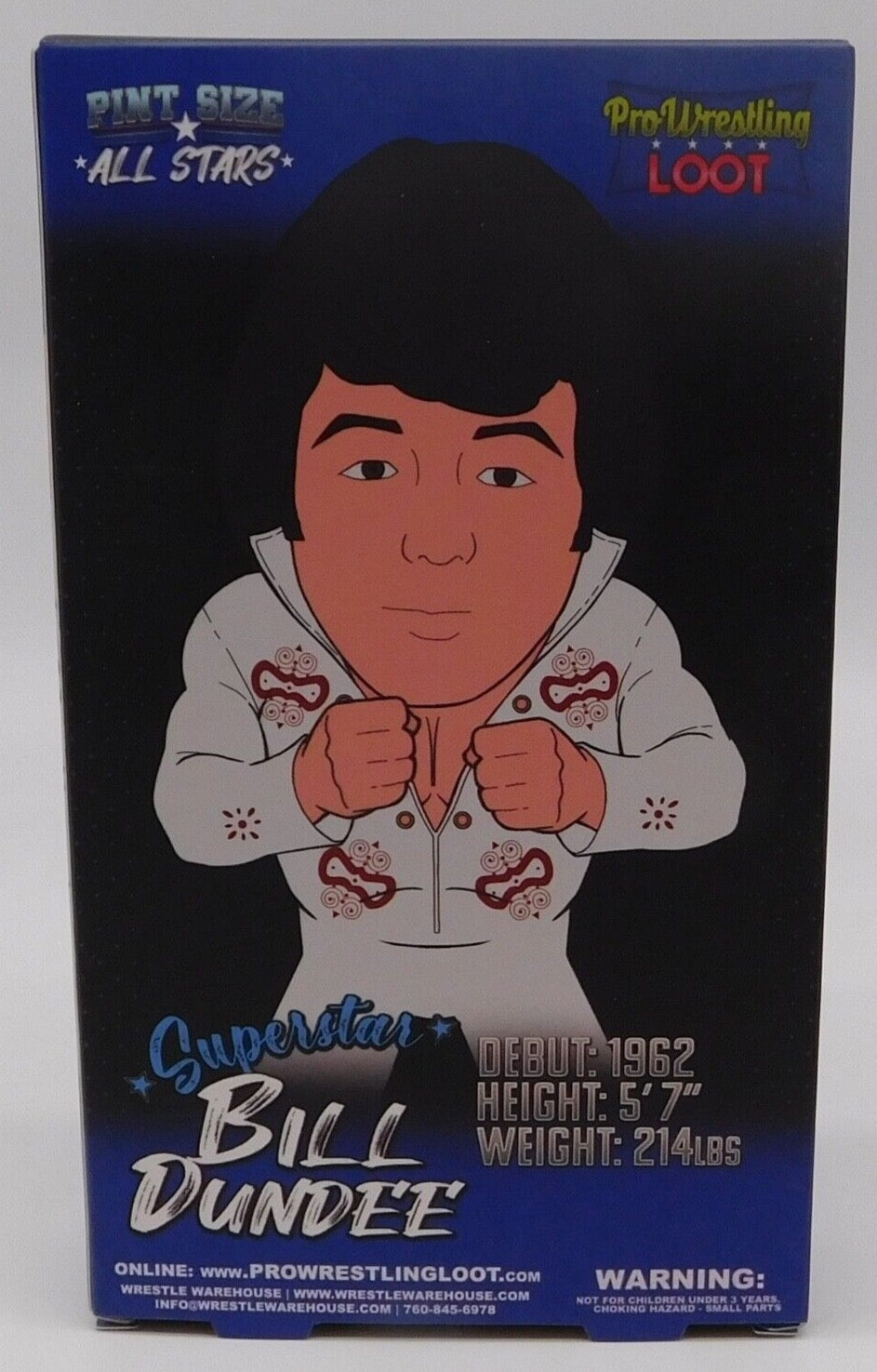 2022 Pro Wrestling Loot Pint Size All Stars Limited Edition Superstar Bill Dundee [Chase]