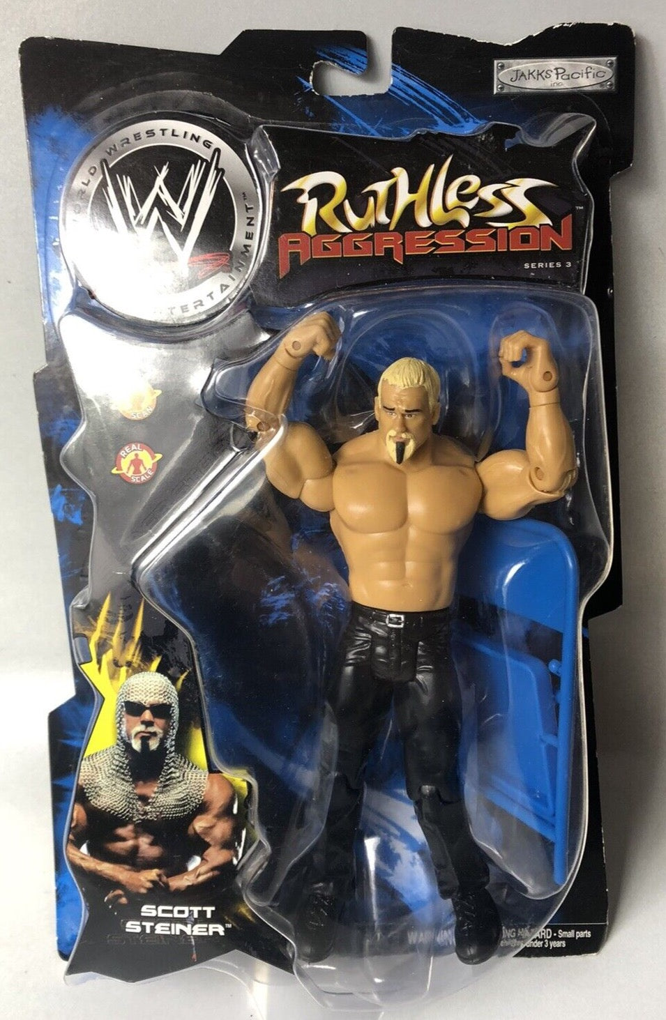 2003 WWE Jakks Pacific Ruthless Aggression Series 3 Scott Steiner