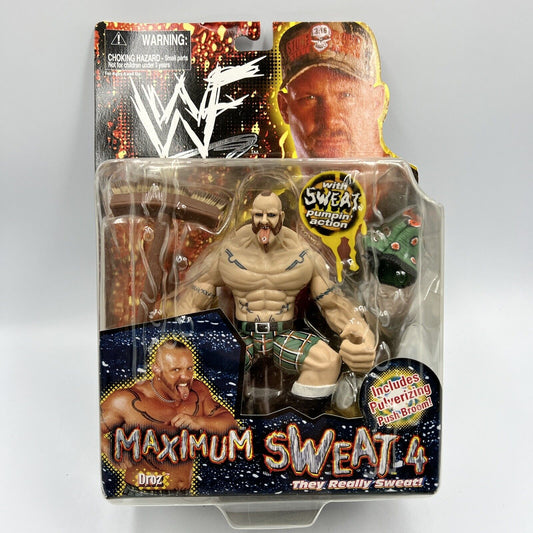 1999 WWF Jakks Pacific Maximum Sweat Series 4 Droz